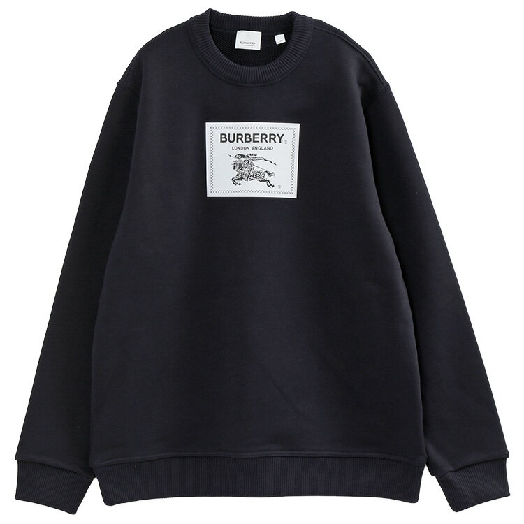 バーバリー BURBERRY プロ―サムラベル コットン スウェットシャツ 8065477-B3590_SMOKED_NAVY【新作】