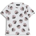 ハイドロゲン HYDROGEN パームオールオーバースカルTシャツ PALMS ALLOVER SKULL TEE SS 320612-H39_WHITE/PINK_SKULL【新作】