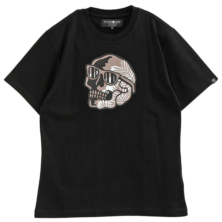 ハイドロゲン HYDROGEN スカルTシャツ SKULL TEE SS 320614-007_BLACK【新作】