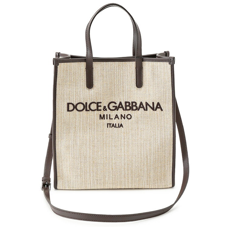 ドルチェ&ガッバーナ DOLCE&GABBANA ショッピングバッグ スモール ストラクチャードキャンバス BM2259-AN233-80718【新作】