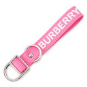 バーバリー BURBERRY ロゴディテール シリコン キーリング 8071076-A8407_BUBBLEGUM_PINK【新作】