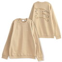 バーバリー BURBERRY チェックEKD コットンスウェット 8072702-A7405_SOFT_FAWN