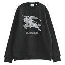 バーバリー BURBERRY エンブロイダリー EKD コットン スウェットシャツ 8072777-A1189_BLACK【新作】