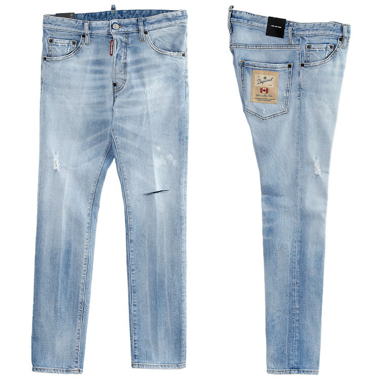 ディースクエアード DSQUARED2 ジーンズ Light Super Fade Wash Cool Guy Jeans S74LB1354-S30663-470【新作】