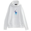 ポロ ラルフローレン POLO RALPH LAUREN グラデーション ビッグポニィ フリース フーディ 710890948002-WHITE【新作】