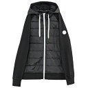 Ji_O[X CANADA GOOSE Wbvp[J[ 6843MW1 HYBRIDGE HURON FULL ZIP HOODY-93_BLACK/WHITEyVz