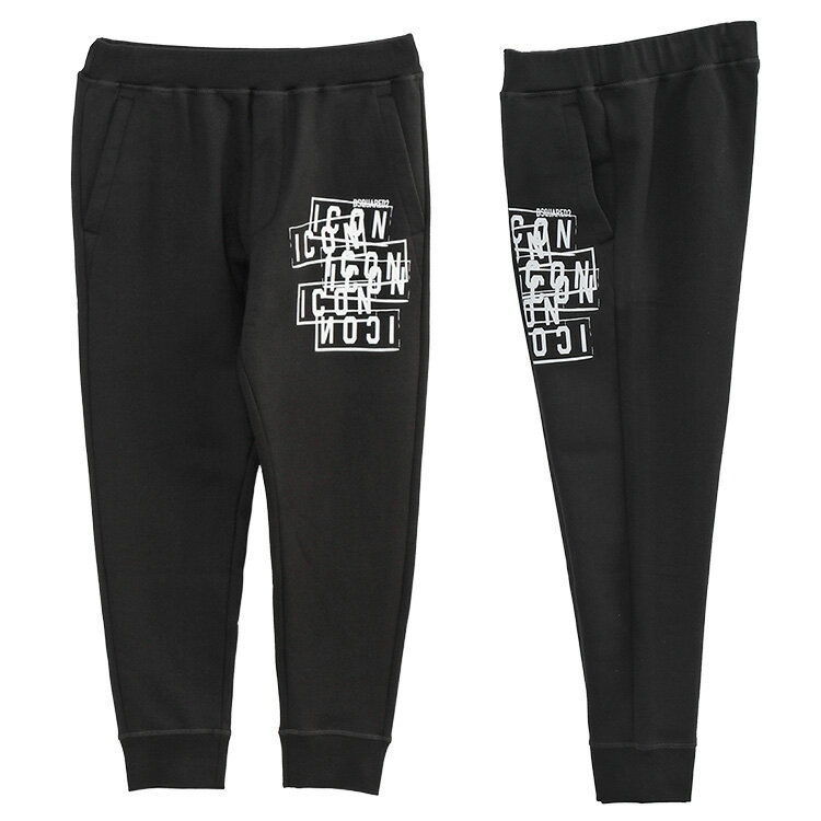 ディースクエアード DSQUARED2 パンツ ICON STAMPS SKI FIT SWEATPANTS S79KA0060-S25516-900【新作】