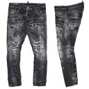 ディースクエアード DSQUARED2 ジーンズ BLACK DIAMOND & STUDS WASH TIDY BIKER JEANS S74LB1431-S30503-900【新作】