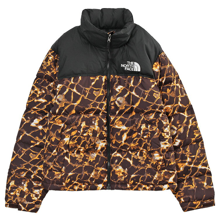 ザノースフェイス THE NORTH FACE 1996 レトロ ヌプシ ダウンジャケット EUモデル NF0A3C8D M 1996 RETRO NUPTSE JACKET-OS3_COAL_BROWN_WATER_DISTORTION_PRINT-TNF_BLACK【新作】