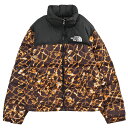 Um[XtFCX THE NORTH FACE 1996 g kvV _EWPbg EUf NF0A3C8D M 1996 RETRO NUPTSE JACKET-OS3_COAL_BROWN_WATER_DISTORTION_PRINT-TNF_BLACKyVz