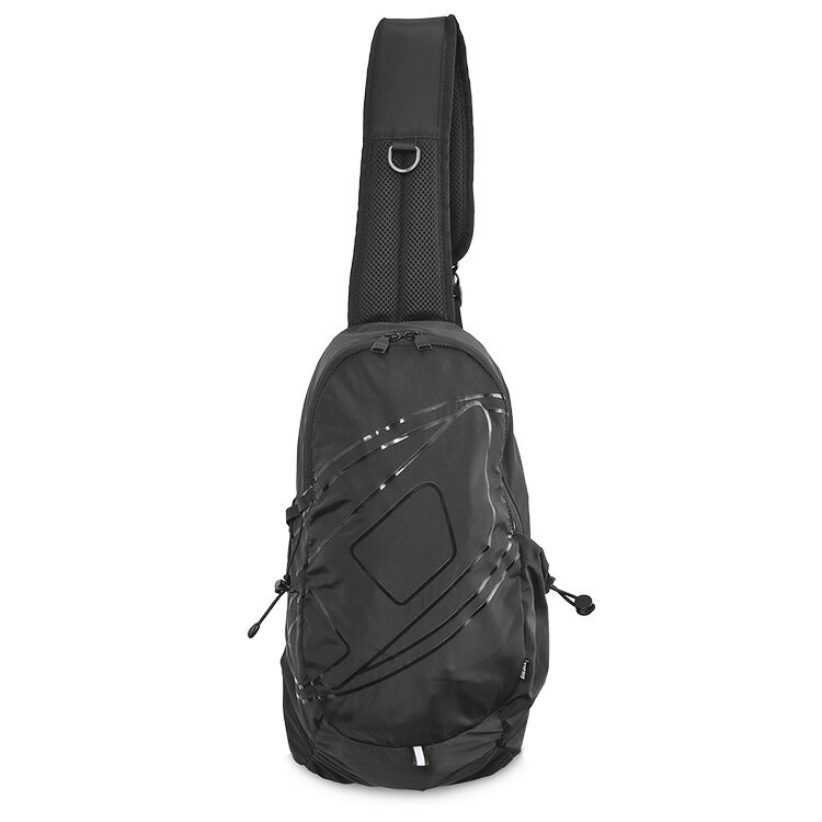 DRAPE SLING BAG ナイロンスリングバッグ｜ブラック｜メンズ｜DIESEL