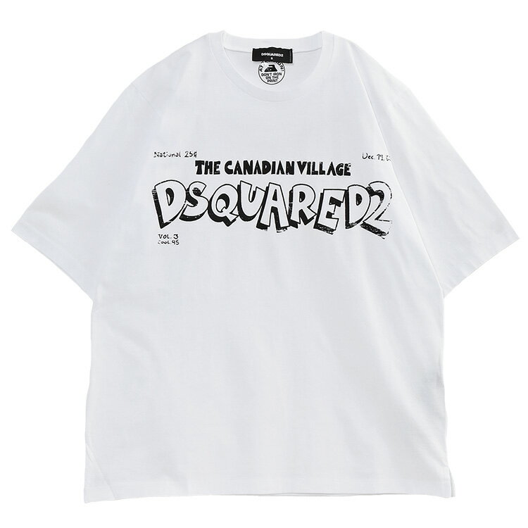 ディースクエアード DSQUARED2 Tシャツ DSquared2 Skater Fit T-Shirt S74GD1242-S23009-100【新作】