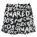 ディースクエアード DSQUARED2 水着 D2 POP 80'S BOXER MIDI D7BM15580-010【新作】