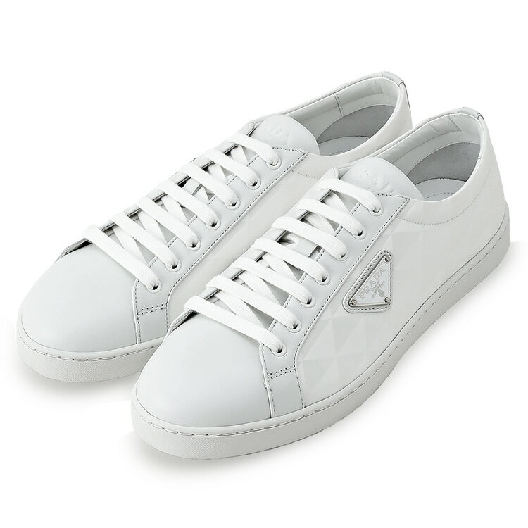 プラダ PRADA スニーカー レザーx Re-Nylon 2EE376-3LNW-F0009_BIANCO【新作】