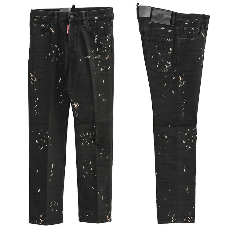 ディースクエアード DSQUARED2 ジーンズ Icon Black Milky Wash 642 Jean S79LA0070-S30564-900【新作】