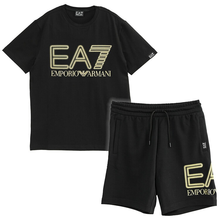 エンポリオアルマーニ EMPORIO ARMANI セットアップ Tシャツ ハーフパンツ 3DPT37-PJMUZ/3DPS76-PJSHZ-0208【新作】