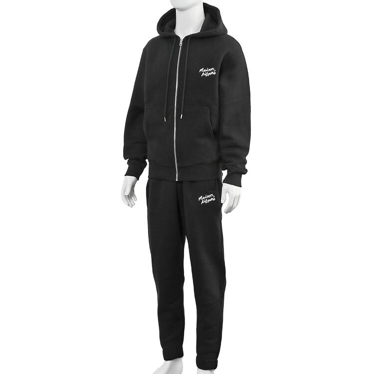 �᥾�� ���ĥ� MAISON KITSUNE �ϥ�ɥ饤�ƥ��� ���åȥ��å� ΢���� NM00703KM0307/NM01124KM0307-B197_BLACK_WHITE�ڿ����