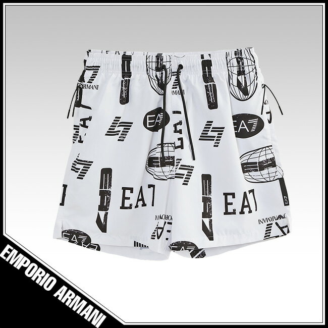 エンポリオ アルマーニ EMPORIO ARMANI EA7 水着オールオーバーロゴ 7M000520-AF13069-F0043【新作】