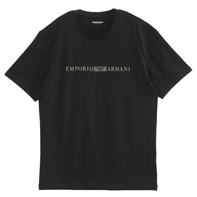 樂天商城 - エンポリオアルマーニ EMPORIO ARMANI ボックスイーグル オーガニックコットン フィット ラウンジウェア Tシャツ EM000379-AF10774-UC001【新作】