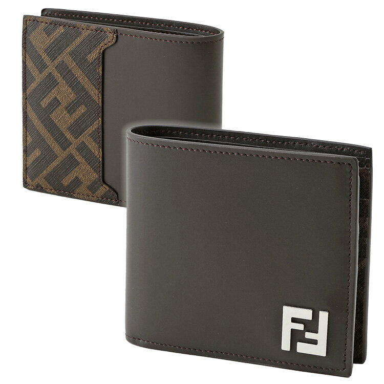 樂天商城 - フェンディ FENDI FFスクエア 二つ折り財布 7M0356-AFF2-F1Q1C【新作】