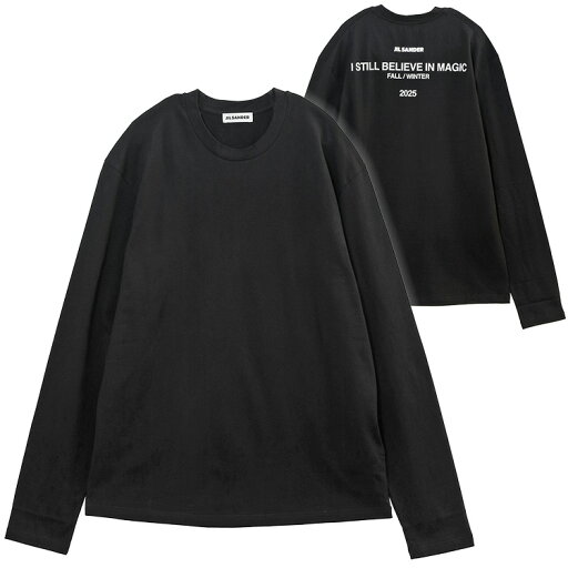 ジルサンダー JIL SANDER ロングスリーブ Tシャツ パックプリント J22GC0188-J46219-001:ブラック【新作】 ジルサンダー JIL SANDER ロングスリーブ Tシャツ パックプリント J22GC0188-J46219-001:ブラック【新作】