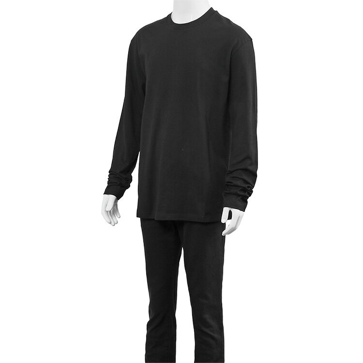 ジルサンダー JIL SANDER ロングスリーブ Tシャツ パックプリント J22GC0188-J46219-001：ブラック【新作】