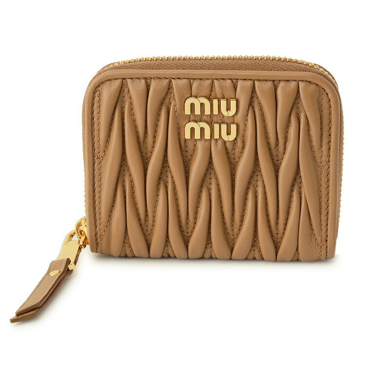 ★関税込★MIU MIU★MATELASSE コインケース カードケース GREEN 小銭入れ(レディース) ミュウミュウ(miumiu) 人気ブランド