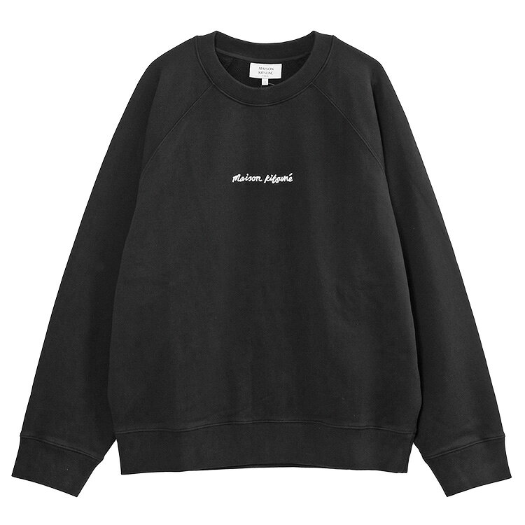 樂天商城 - メゾンキツネ MAISON KITSUNE ハンドライティング オーバーサイズ スウェットシャツ OM00309KM0340-P199【新作】