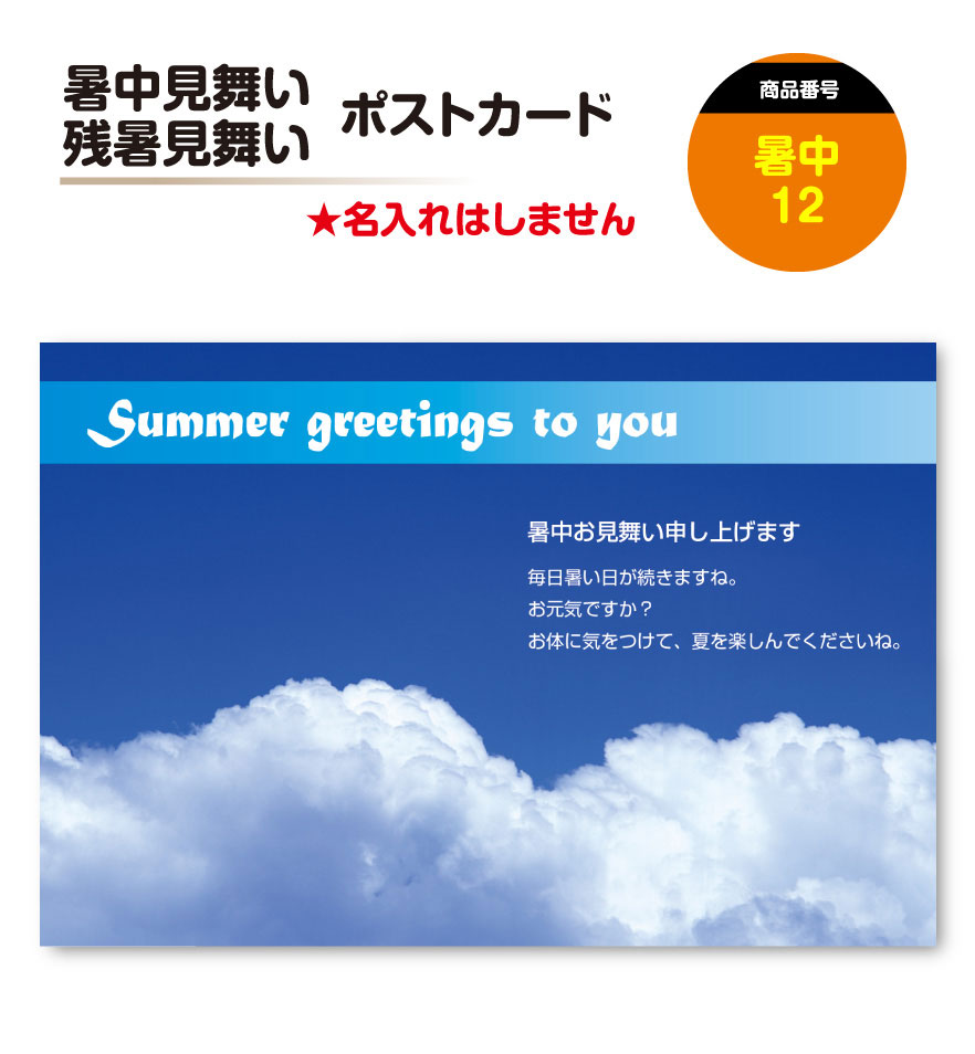 暑中見舞い 残暑見舞い 【8-40枚】 暑中お見舞い 残暑お見舞い ポストカード 絵はがき ハガキ 葉書 挨拶状 案内状 絵ハガキ 絵葉書 送料無料 ビジネス対応文もお選びいただけます