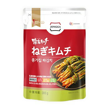 【11/23入荷予定】冷蔵食品　宗家　ネギキムチ パキムチ　300g　5個以上予約要　入荷毎週木曜日-順番で発送、在庫切れの場合来週発送に..