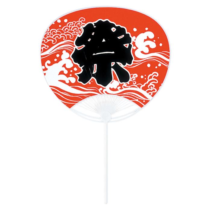 ポリ　丸柄　赤祭（10本単位）※取寄商品（納期要確認）