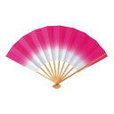 色ボカシ扇子(両面同色)ピンク(10本単位)※取寄商品(納期要確認)