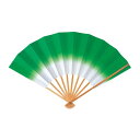 色ボカシ扇子(両面同色)若草(10本単位)※取寄商品(納期要確認)