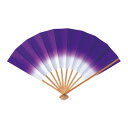 色ボカシ扇子(両面同色)紫(10本単位)※取寄商品(納期要確認)