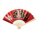 ミニ扇子 開運・招福柄 必勝達磨(10本単位)※取寄商品(納期要確認)