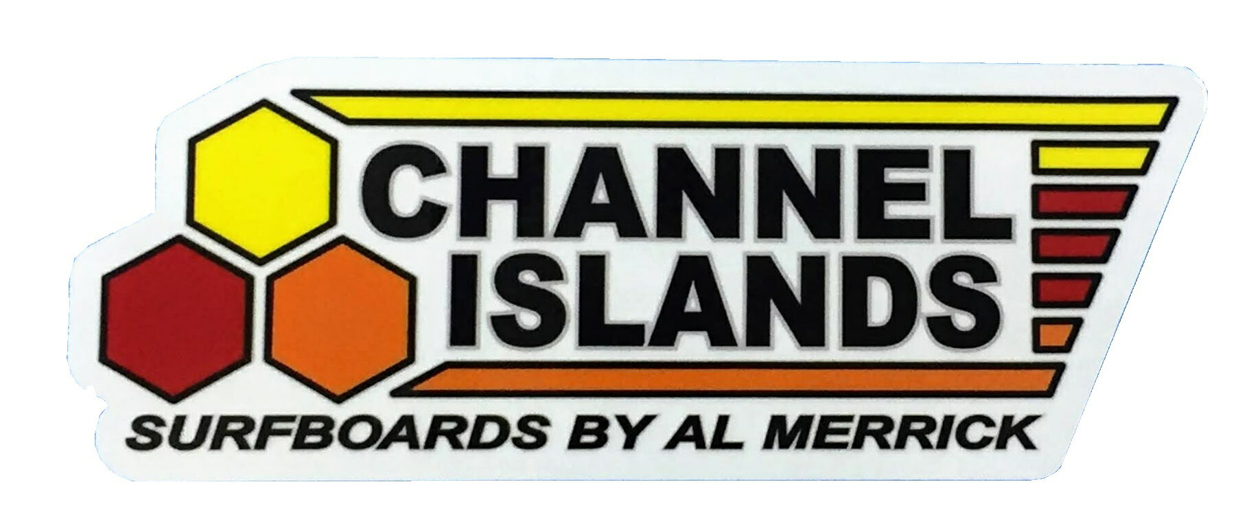 CHANNEL ISLANDS ステッカー AL STAMP シールロゴステッカー 120mm Lサイズ アルメリック サーフボード チャンネルアイランド