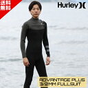 ウェットカバープレゼント中 HURLEY ハーレー ウェットスーツ ADVANTAGE PLUS 3/2MM FULLSUIT MZFLAD24 2024年モデル メンズ フルスーツ レビューキャンペーン対象