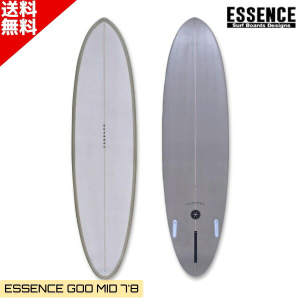 ESSENCE エッセンス GOO MID ミッドレングス 7’8 51.8L フィン付き EPS FUTURES サーフボード ファンボ..