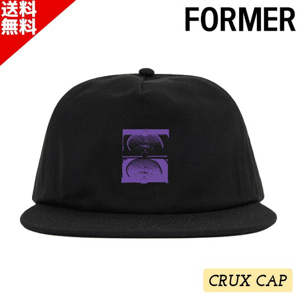 乐天商城 - FORMER フォーマー CRUX CAP FHW-26103-BLKPRP メンズ キャップ 帽子 ストリート サーフ スケート サーフブランド 送料無料