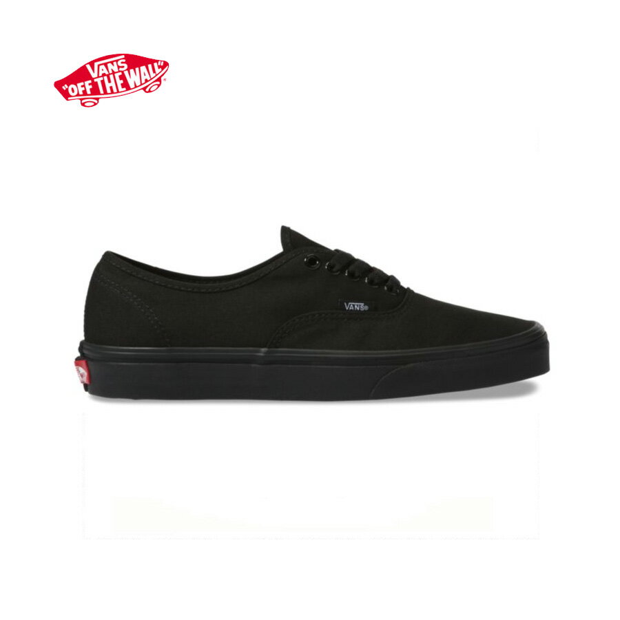 ヴァンズ オーセンティック 黒 VANS AUTHENTIC Black/black【送料無料！即納】