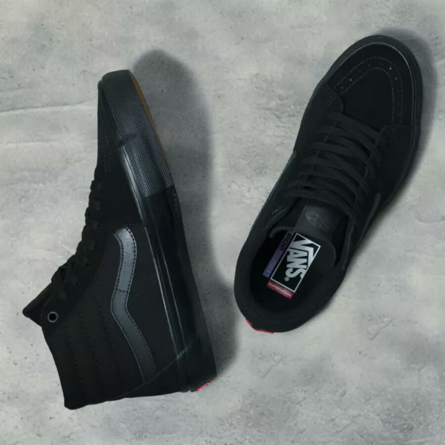ヴァンズ スケートスケハイ 黒 VANS SKATE SK8-HI Black/black【送料無料！即納】