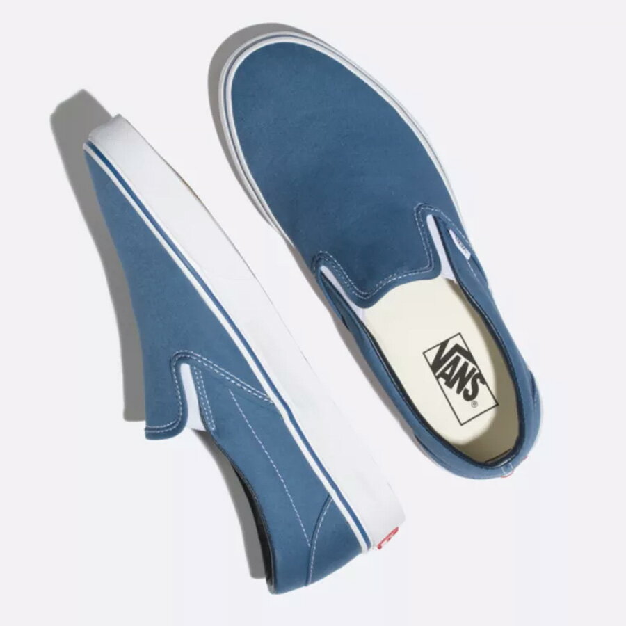 バンズ クラシックスリッポン ネイビー VANS Shoes CLASSIC SLIP-ON Navy【送料無...
