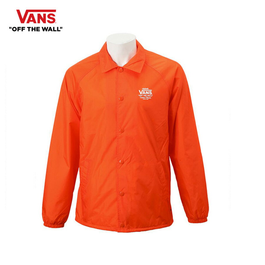 楽天スーパーSALE対象品 バンズ コーチジャケット フレーム Sサイズ VANS JACKET TORREY Flame レターパック発送の為日時指定 即納 送料無料 50％オフ お買い得品