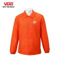 ヴァンズ コーチジャケット メンズ バンズ コーチジャケット フレーム Sサイズ VANS JACKET TORREY Flame【あす対応_関東】レターパック発送の為日時指定不可