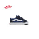 バンズ ジュニア シューズ オールドスクールV ネイビー【送料無料！即納】VANS Toddler Old Skool V Navy/true white【あす楽対応_関東】