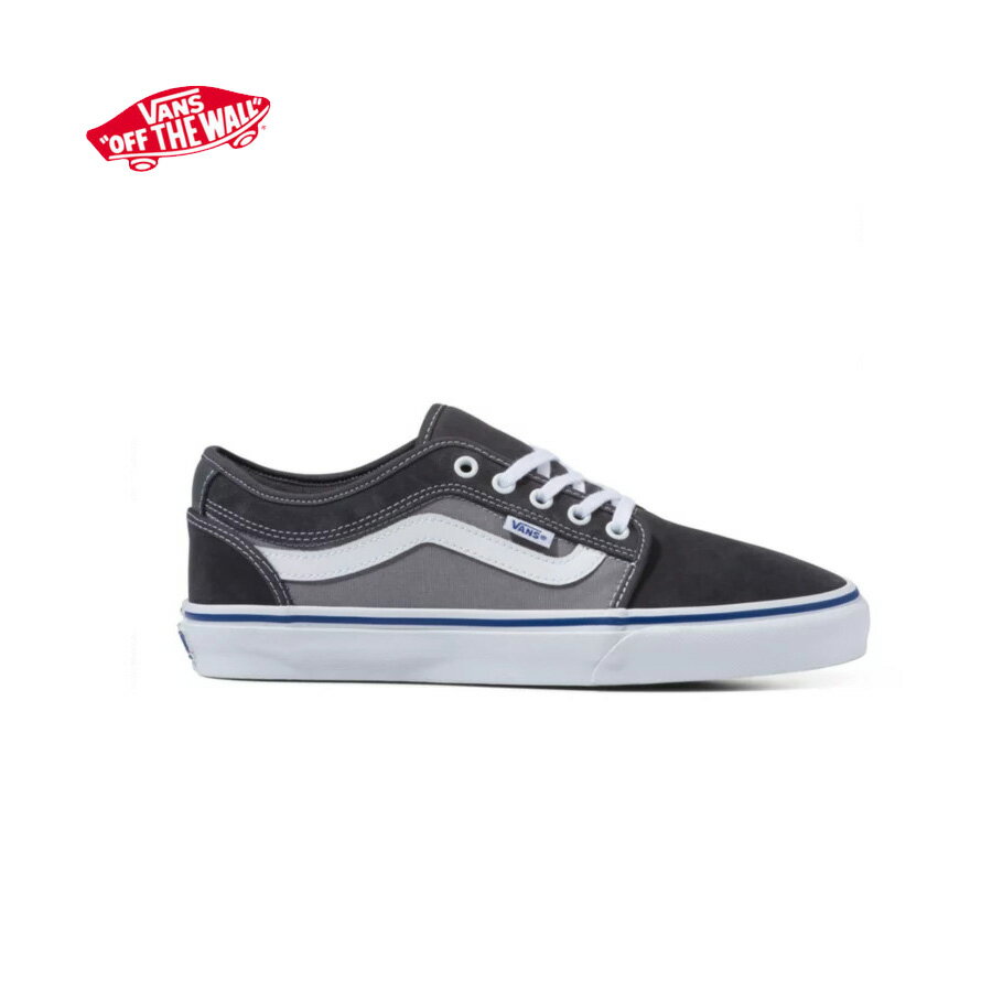 ヴァンズ シューズ チャッカロー サイドストライプ グレー VANS Shoes CHUKKA LOW SIDESTRIPE Asphalt/blue