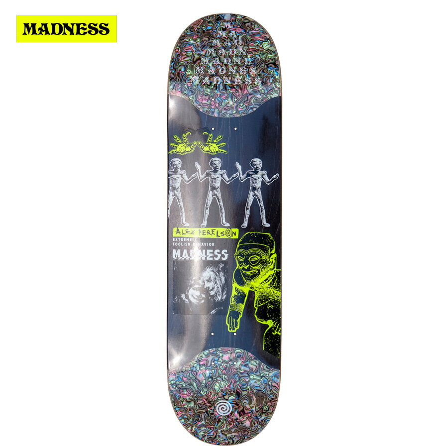 MADDNESS DECK ALEX PERELSON DELUSION SLICK SUPER SUP Black 8.38 ޥåɥͥ ǥå ڤб_