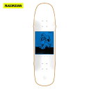 MADDNESS DECK STRESSED White/blue 8.5” マッドネス デッキ 白/青【あす楽対応_関東】