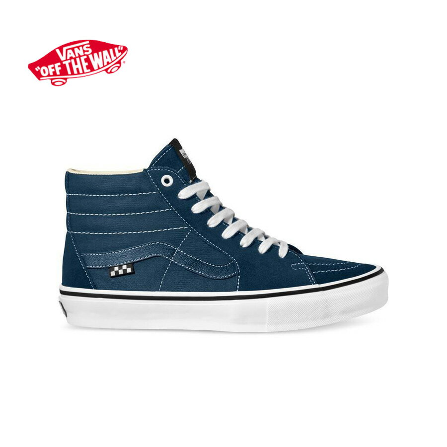 ヴァンズ スケートスケハイ D.ブルー VANS SKATE SK8-HI Dress blues 送料無料！即納