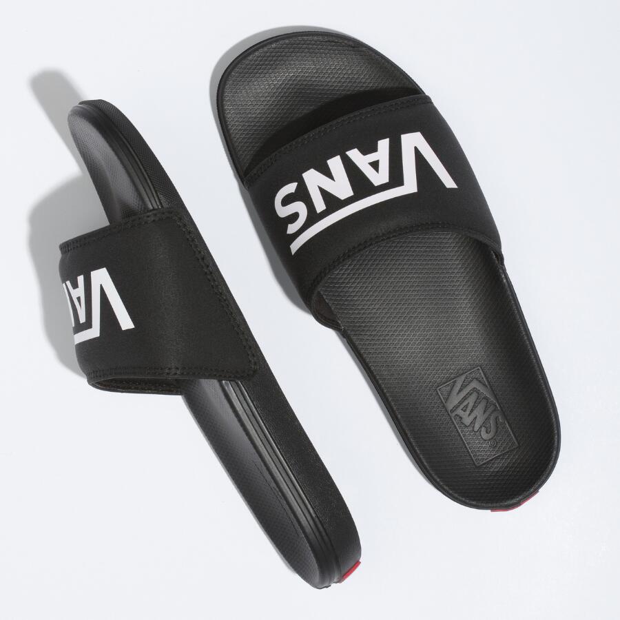 ヴァンズ ラコスタ スライドオン 黒 VANS LA COSTA SLIDE-ON (VANS)black
